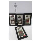 4 Wall decor prints, country homestead, church, &