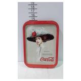 Coca-Cola tray with wall hanger bracket