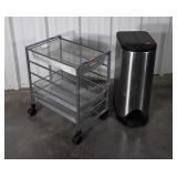 Two PC group. Wire sliding basket tray organizer