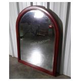 Mahogany color Framed Wall Mirror 36x48" high.