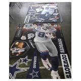 Two Dallas Cowboys Fatheads Wall Posters. New