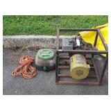 Group lot, includes Sears 1350 alternator, blitz
