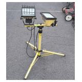 Shop lights on stand, not tested by Hash Auctions