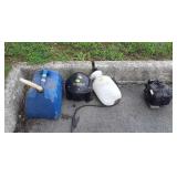 Group lot, includes motor cycle helmet, hand