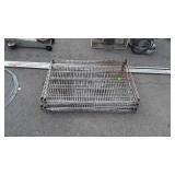Metal shelving