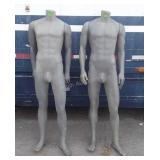 Two full body male Mannequins, seller code M