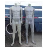 Two full body male Mannequins, seller code M and