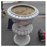 Poly urn style planter 29" tall