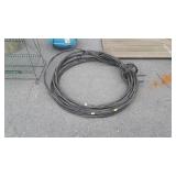 Partial roll of wire