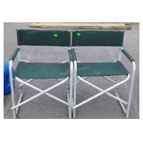 Two Folding Camping chairs