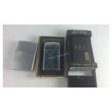 Three zippo lighters