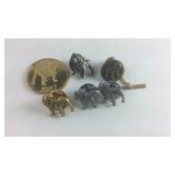 Mack bulldog pins and coin
