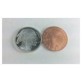 .999 fine silver coin and .999 copper ounce