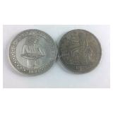Two novelty coins