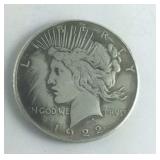 1922 double sided peace novelty coin