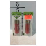 Two shotgun shell design car chargers