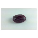 Large Oval Ruby 1 inch X 1.5 inch