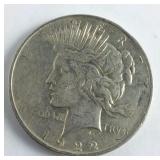 1922 D Peace Dollar