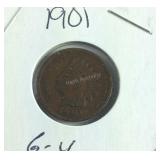 1901 Indian Head Penny