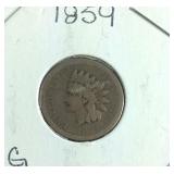 1859 Indian Head Penny