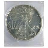 1992 .999 American Silver Eagle