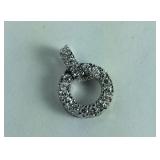 Sterling Silver CZ Pendant