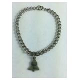 Sterling Silver 7 inch Bracelet with Attendance