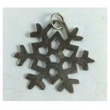 Sterling Silver Snowflake Pendant