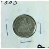 1885 Seated Liberty Dime