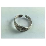 Sterling Silver Adjustable Ring