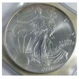 2001 .999 American Silver Eagle