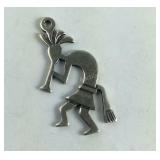 Sterling Silver Flute Player Pendant