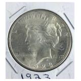 NICE  1923 Peace Dollar