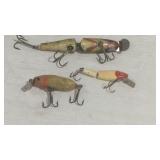 Three fishing lures