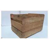 Produce crate, unmarked, good condition, 14 x 18
