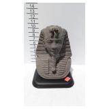 Pharaoh bust, completed puzzle bust, 10" tall