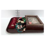 Jewelry box with costume jewelry