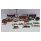 18-pcs The Cats Meow wooden village houses &