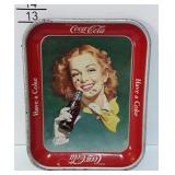 Vintage Coca-Cola tray, some wear