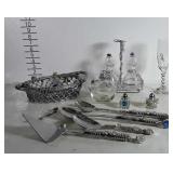 Dary Rees Original table pieces including oil and