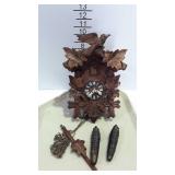 Cuckcoo clock with weights & pendulum