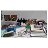 Group lot to include picture frames, office