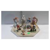 Ceramic figurines, angels, nurse, etc- 1 is Lefton