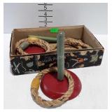 Vintage ring toss game