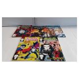 5 Comic books - The Punisher, Aquaman, & Batman