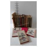 9 Vintage youth theme hardback books, plus others-