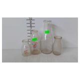 4 Pennsylvania dairy bottles - 1 qt. Arthurs Dairy