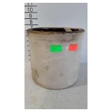 Stoneware crock, white 1 gallon