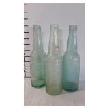 3 Embossed Baltimore, MD bottles -The Geo. Gunther