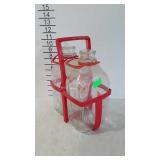 Poly Dairy bottle carrier with 2 half gallon